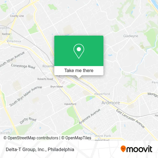 Delta-T Group, Inc. map