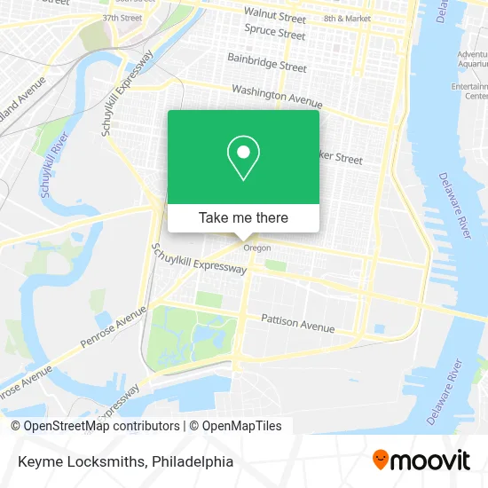 Keyme Locksmiths map