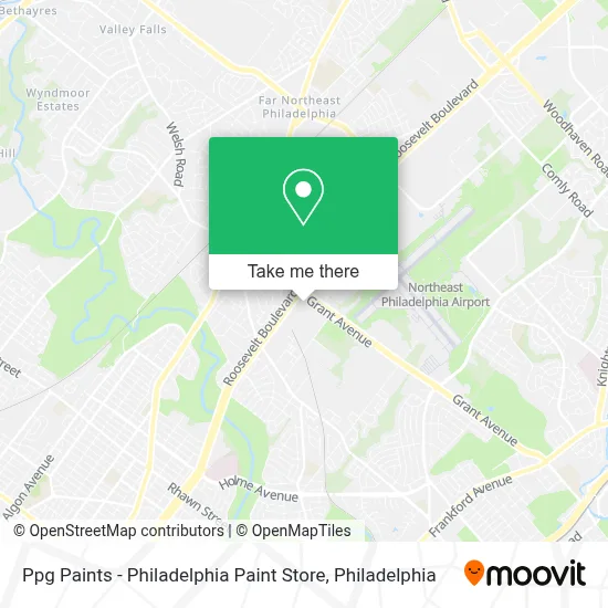 Ppg Paints - Philadelphia Paint Store map