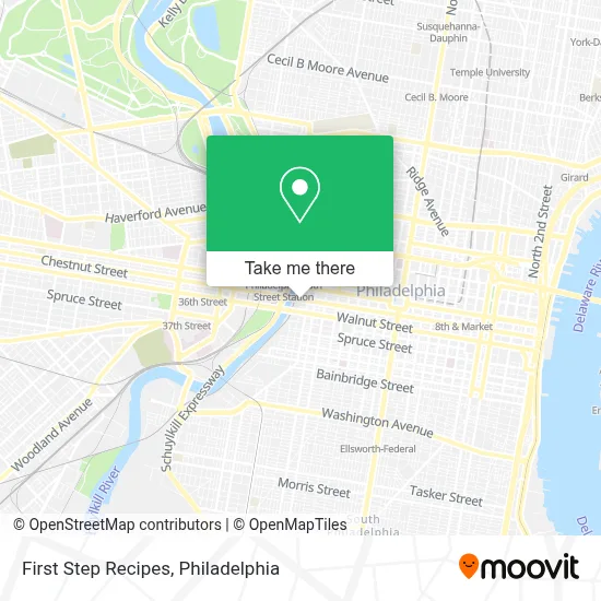 First Step Recipes map