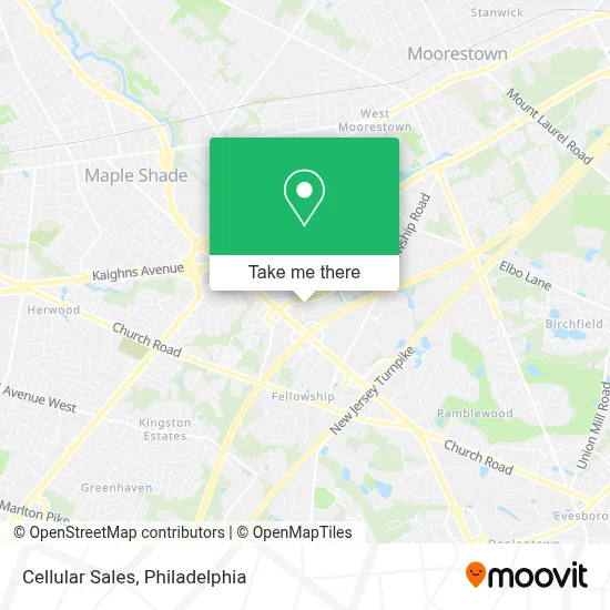Cellular Sales map