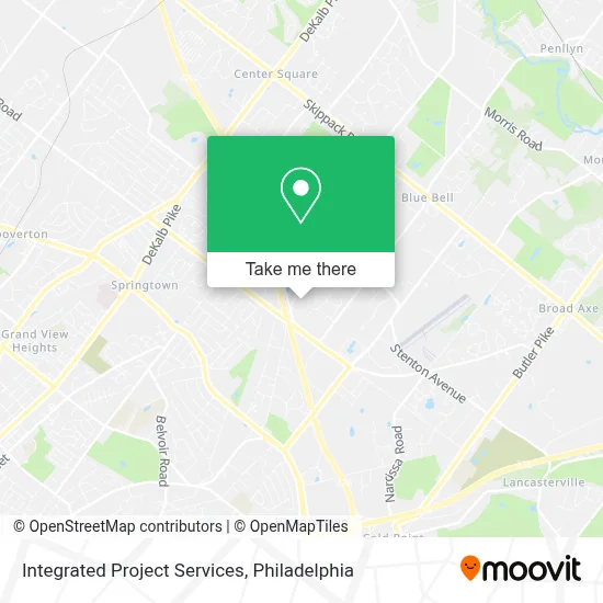Integrated Project Services map