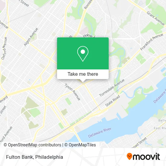 Fulton Bank map