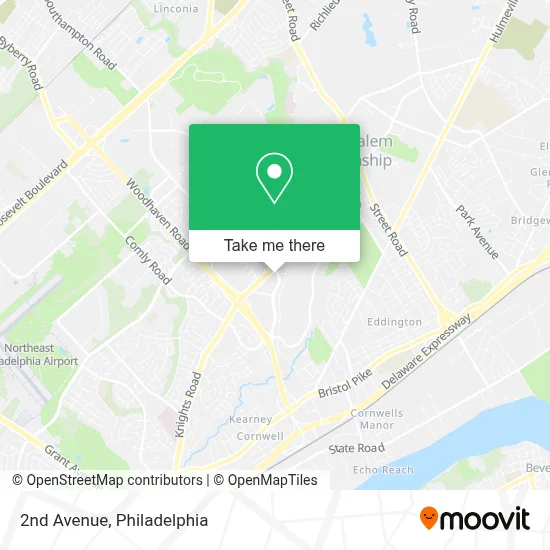 2nd Ave map