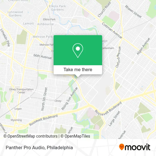 Panther Pro Audio map