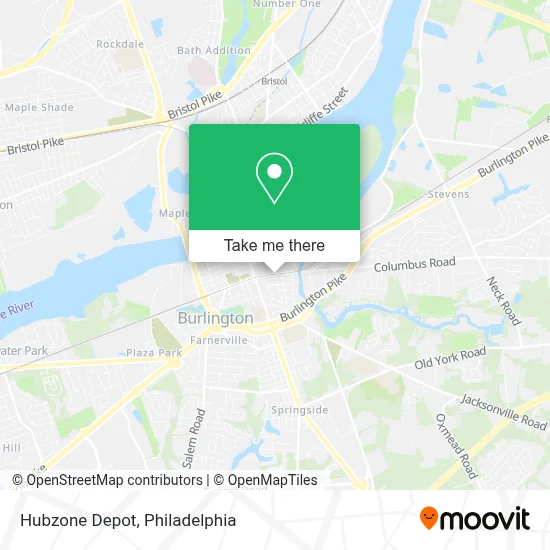 Hubzone Depot map