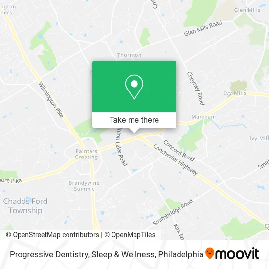 Progressive Dentistry, Sleep & Wellness map