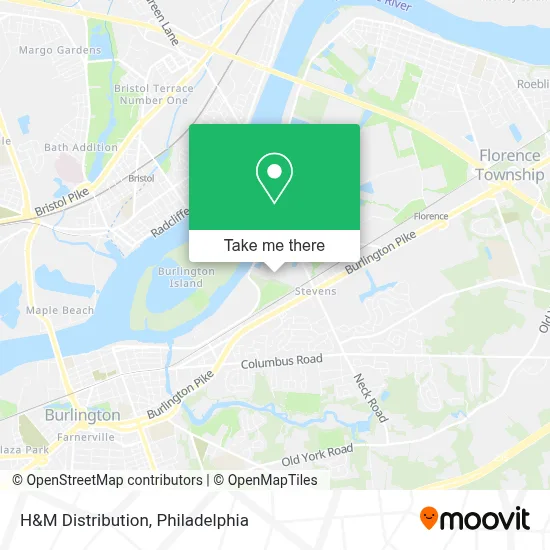 H&M Distribution map