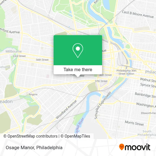 Osage Manor map
