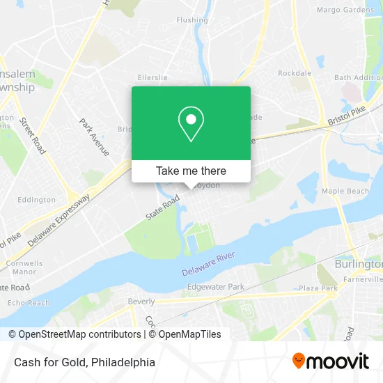 Cash For Gold map