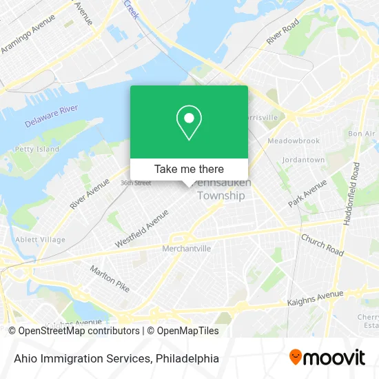 Ahio Immigration Services map
