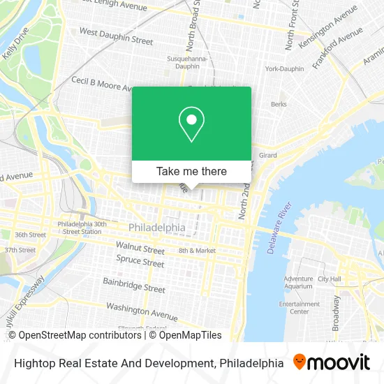 Hightop Real Estate And Development map