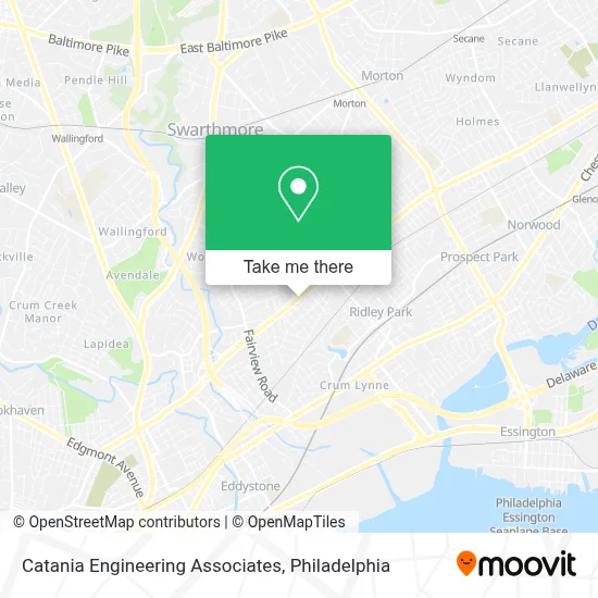 Catania Engineering Associates map