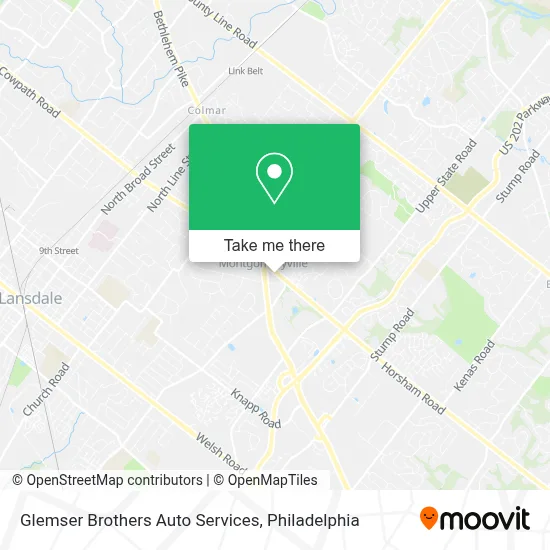 Glemser Brothers Auto Services map