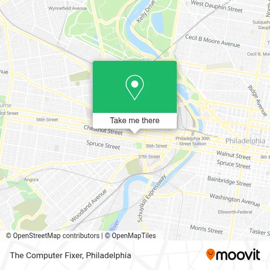 The Computer Fixer map