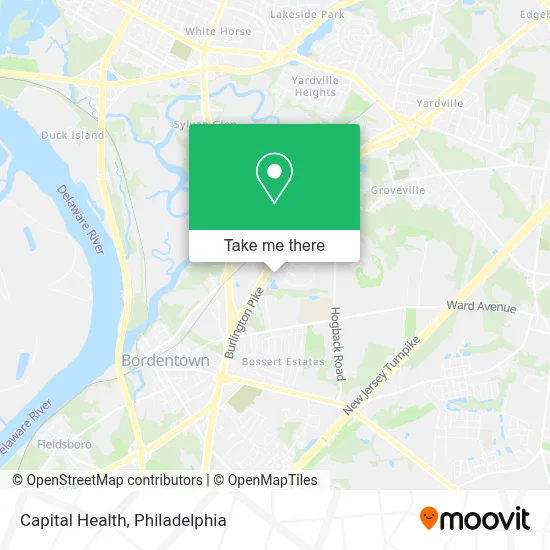 Capital Health map