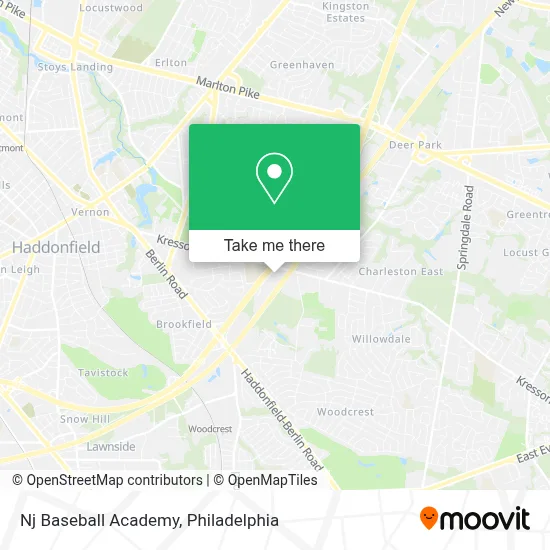 Nj Baseball Academy map