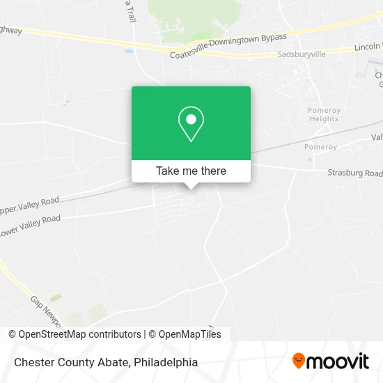 Chester County Abate map