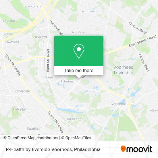 R-Health by Everside Voorhees map