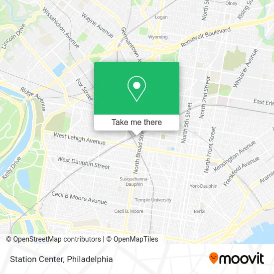 Station Center map