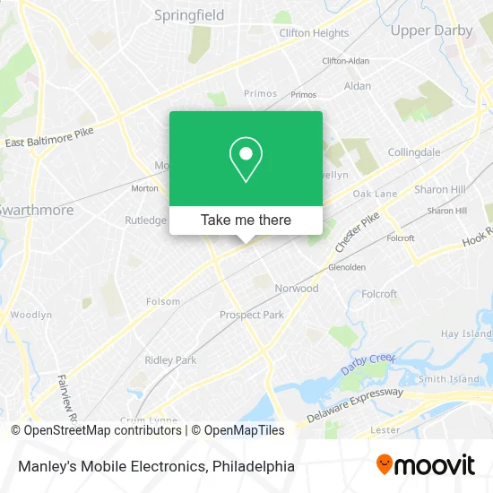 Manley's Mobile Electronics map