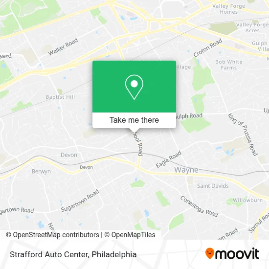 Strafford Auto Center map