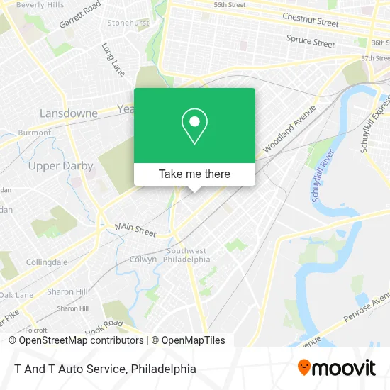 T And T Auto Service map
