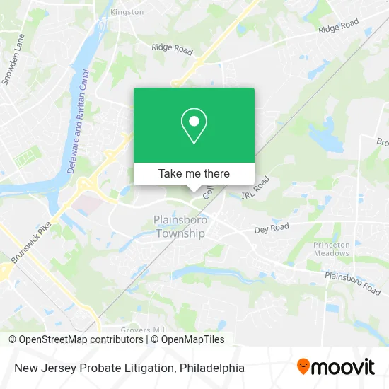 New Jersey Probate Litigation map