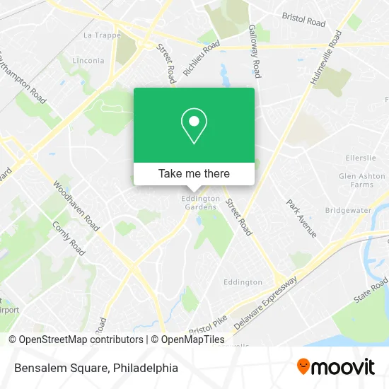 Bensalem Square map