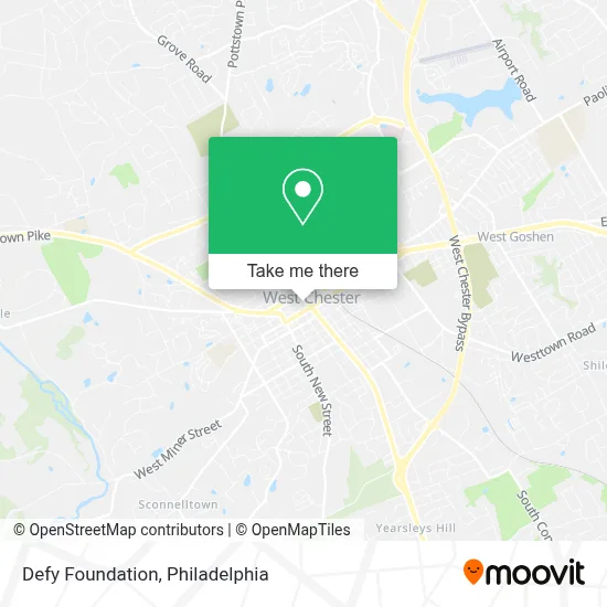 Defy Foundation map