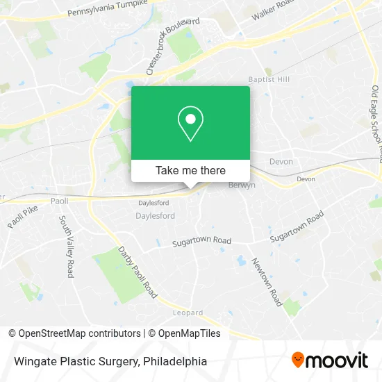 Wingate Plastic Surgery map