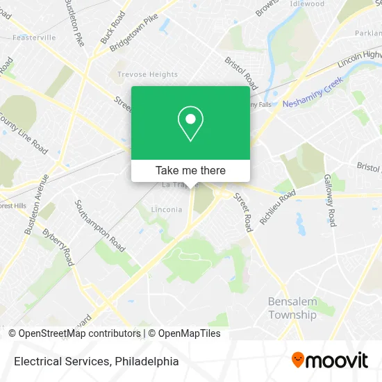 Electrical Services map