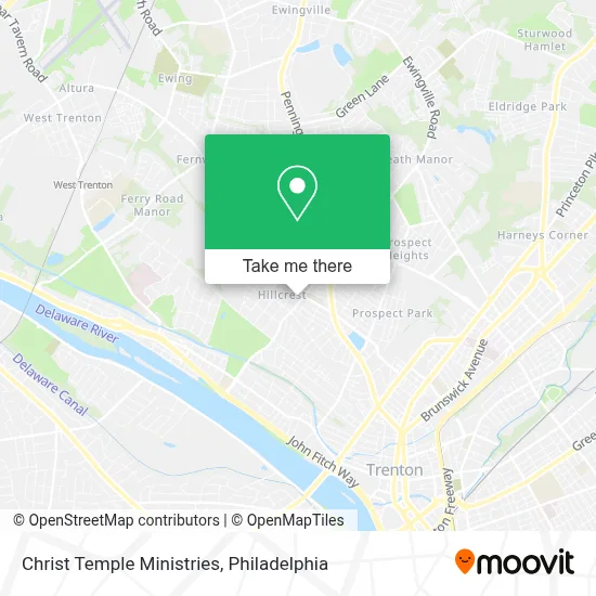 Christ Temple Ministries map