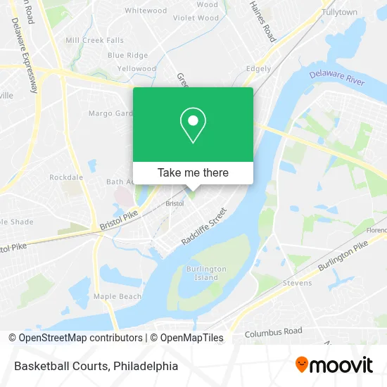 Basketball Courts map