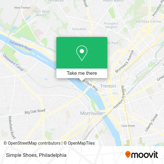 Simple Shoes map