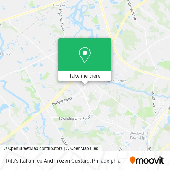 Rita's Italian Ice And Frozen Custard map