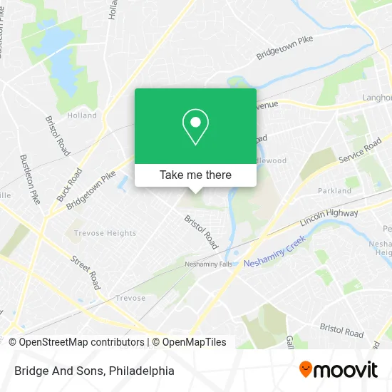 Bridge And Sons map
