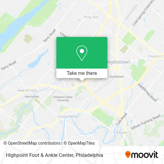 Highpoint Foot & Ankle Center map