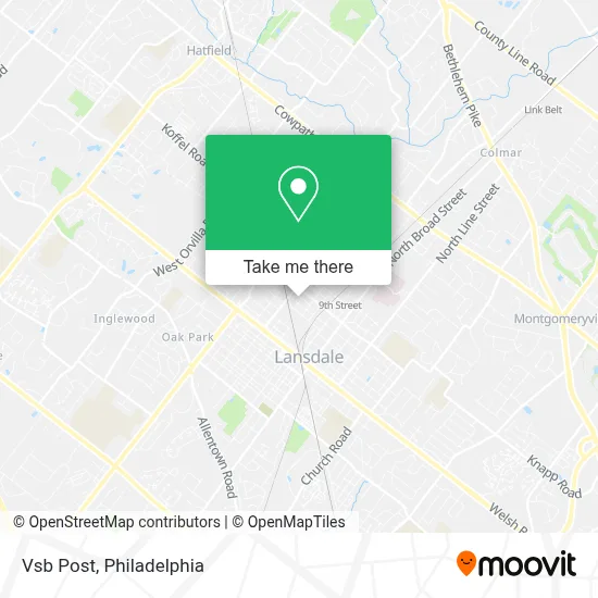 Vsb Post map