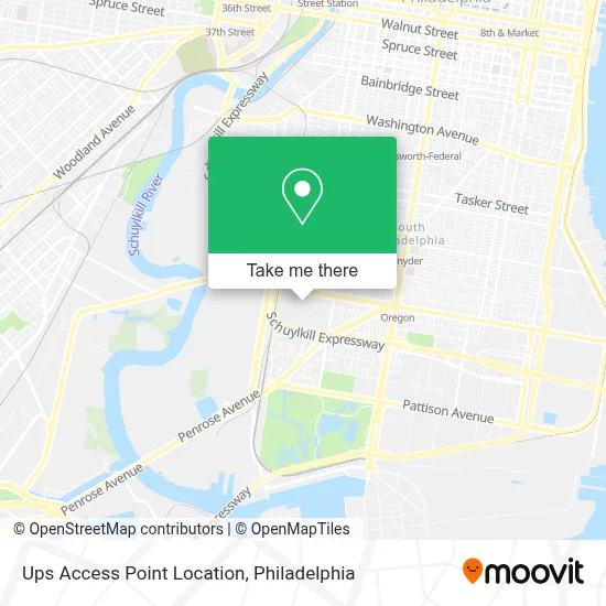 Ups Access Point Location map