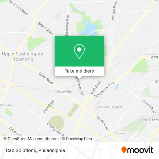 Cab Solutions map
