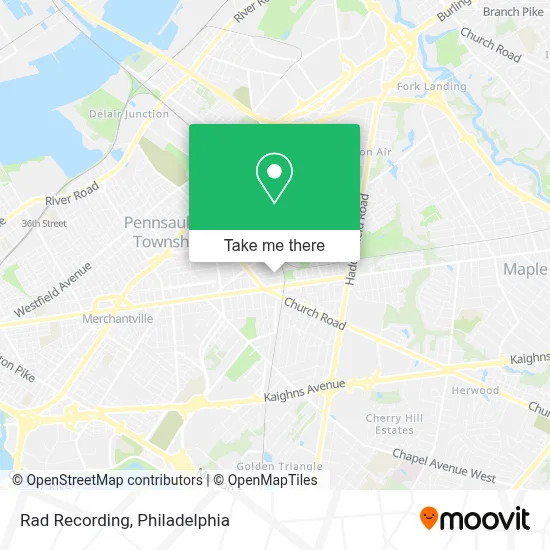 Rad Recording map