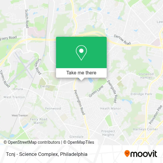 Tcnj - Science Complex map