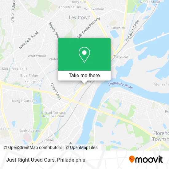 Just Right Used Cars map