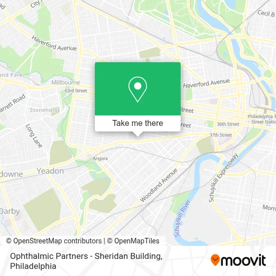 Ophthalmic Partners - Sheridan Building map