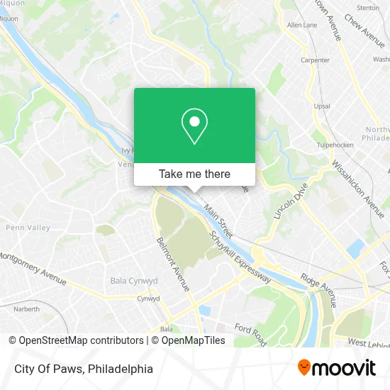 City Of Paws map