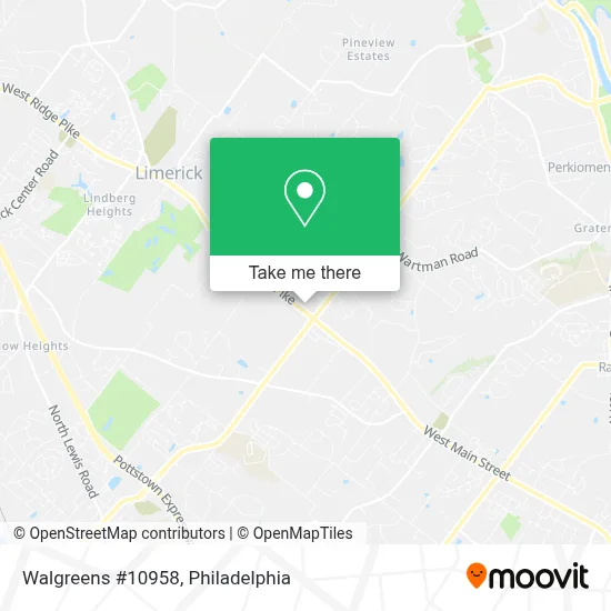 Walgreens #10958 map