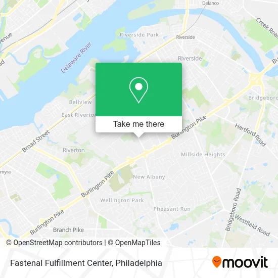 Fastenal Fulfillment Center map
