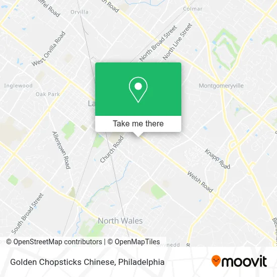 Golden Chopsticks Chinese map