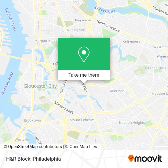 H&R Block map